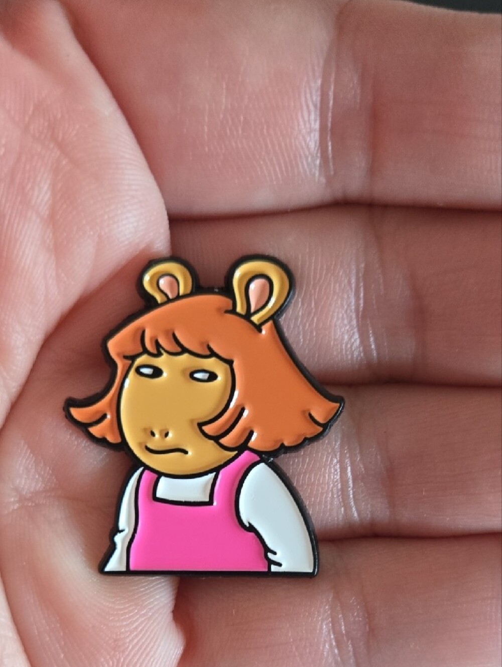 💅Brand NEW Relatable D.W. Read Enamel Pin! ✨🎀 ARTHUR Y2K Vibes​ VTG Inspired